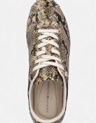 Tommy Hilfiger BELLA SNEAKER SNAKE маратонки дамски от кожа бежови FW0FW09415