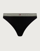 Tommy Hilfiger бикини дамски от памук с еластан 3 броя черни UW0UW05529