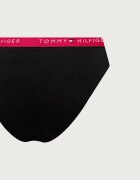 Tommy Hilfiger бикини дамски от памук с еластан 3 броя черни UW0UW05529
