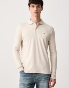 Tommy Hilfiger блуза с дълги ръкави мъжка от памук бежова MW0MW37317