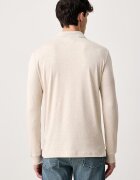 Tommy Hilfiger блуза с дълги ръкави мъжка от памук бежова MW0MW37317