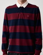 Tommy Hilfiger блуза с дълги ръкави мъжка от памук бордо MW0MW45692