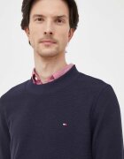 Tommy Hilfiger блуза с дълги ръкави мъжка с памук тъмносиня MW0MW34251