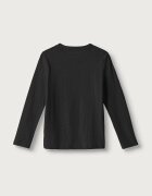 Tommy Hilfiger блуза с дълги ръкави за деца от памук черна UB0UB00309