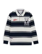 Tommy Hilfiger блуза с дълги ръкави за деца от памук x Peanuts тъмносиня KS0KS00768