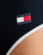 Tommy Hilfiger боди дамско с памук тъмносиньо UW0UW06275