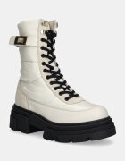 Tommy Hilfiger Боти BIKER LEATHER MIX LACE-UP