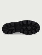 Tommy Hilfiger боти челси дамски от велур TH MONOGRAM SUEDE CHELSEA BOOT тъмносини FW0FW09563