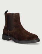 Tommy Hilfiger боти челси мъжки от велур CORPORATE CASUAL SUEDE CHELSEA кафяви FM0FM05952
