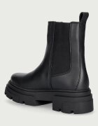 Tommy Hilfiger боти челси с платформа дамски от кожа LEATHER CHUNKY CHELSEA BOOT черни FW0FW09679