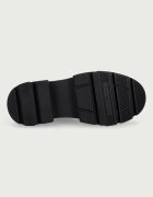 Tommy Hilfiger боти челси с платформа дамски от кожа LEATHER CHUNKY CHELSEA BOOT черни FW0FW09679