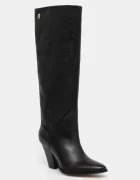 Tommy Hilfiger Ботуши HIGH COWBOY HEEL BOOT LEATHER