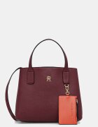 Tommy Hilfiger чанта crossbody дамска от имитация на кожа бордо AW0AW18722
