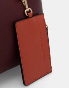 Tommy Hilfiger чанта crossbody дамска от имитация на кожа бордо AW0AW18722