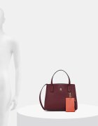 Tommy Hilfiger чанта crossbody дамска от имитация на кожа бордо AW0AW18722