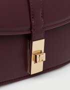 Tommy Hilfiger чанта crossbody дамска от имитация на кожа бордо AW0AW19319