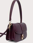 Tommy Hilfiger чанта crossbody дамска от имитация на кожа бордо AW0AW19321