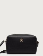 Tommy Hilfiger чанта crossbody дамска от имитация на кожа черна AW0AW19060