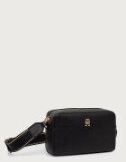 Tommy Hilfiger чанта crossbody дамска от имитация на кожа черна AW0AW19060