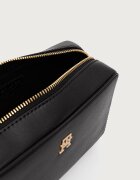 Tommy Hilfiger чанта crossbody дамска от имитация на кожа черна AW0AW19060