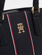 Tommy Hilfiger чанта crossbody дамска от имитация на кожа тъмносиня AW0AW18642