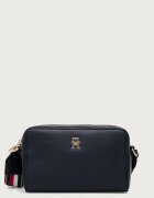 Tommy Hilfiger чанта crossbody дамска от имитация на кожа тъмносиня AW0AW19315