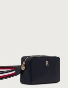 Tommy Hilfiger чанта crossbody дамска от имитация на кожа тъмносиня AW0AW19315