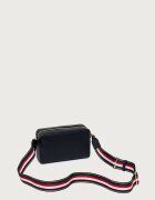 Tommy Hilfiger чанта crossbody дамска от имитация на кожа тъмносиня AW0AW19315
