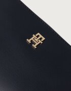 Tommy Hilfiger чанта crossbody дамска от имитация на кожа тъмносиня AW0AW19315