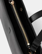 Tommy Hilfiger чанта дамска от имитация на кожа черна AW0AW17718