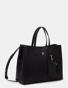 Tommy Hilfiger чанта дамска от имитация на кожа черна AW0AW18723