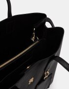 Tommy Hilfiger чанта дамска от имитация на кожа черна AW0AW18723