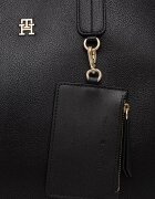 Tommy Hilfiger чанта дамска от имитация на кожа черна AW0AW18723