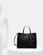 Tommy Hilfiger чанта дамска от имитация на кожа черна AW0AW18723