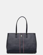 Tommy Hilfiger чанта дамска от имитация на кожа тъмносиня AW0AW18643