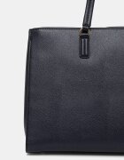 Tommy Hilfiger чанта дамска от имитация на кожа тъмносиня AW0AW18643