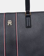 Tommy Hilfiger чанта дамска от имитация на кожа тъмносиня AW0AW18643