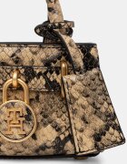 Tommy Hilfiger чанта дамска от кожа бежова AW0AW18715
