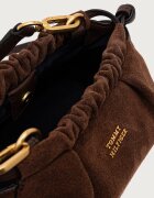 Tommy Hilfiger чанта дамска от велур кафява AW0AW19010
