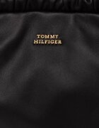 Tommy Hilfiger чанта с дълга дръжка дамска от кожа черна AW0AW19223