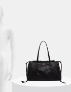 Tommy Hilfiger чанта с дълга дръжка дамска от кожа черна AW0AW19223