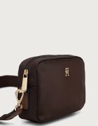 Tommy Hilfiger чанта с регулируема дръжка дамска кафява AW0AW17704