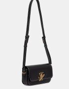 Tommy Hilfiger чанта с регулируема дръжка дамска от кожа черна AW0AW18399