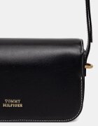 Tommy Hilfiger чанта с регулируема дръжка дамска от кожа черна AW0AW18399