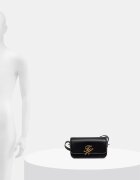 Tommy Hilfiger чанта с регулируема дръжка дамска от кожа черна AW0AW18399