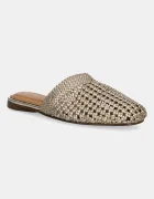 Tommy Hilfiger Чехли CROCHET METALLIC LEATHER MULE