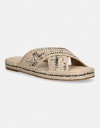 Tommy Hilfiger чехли дамски ESPADRILLE MULE SANDAL RAFFIA бежови FW0FW09139