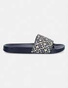 Tommy Hilfiger чехли дамски TH MONOGRAM POOL SLIDE тъмносини FW0FW09423