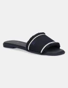 Tommy Hilfiger Чехли FRINGE CANVAS FLAT SANDAL