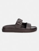 Tommy Hilfiger чехли обувки с открити пръсти дамски TH MOLDED SUMMER SANDAL кафяви FW0FW09425
